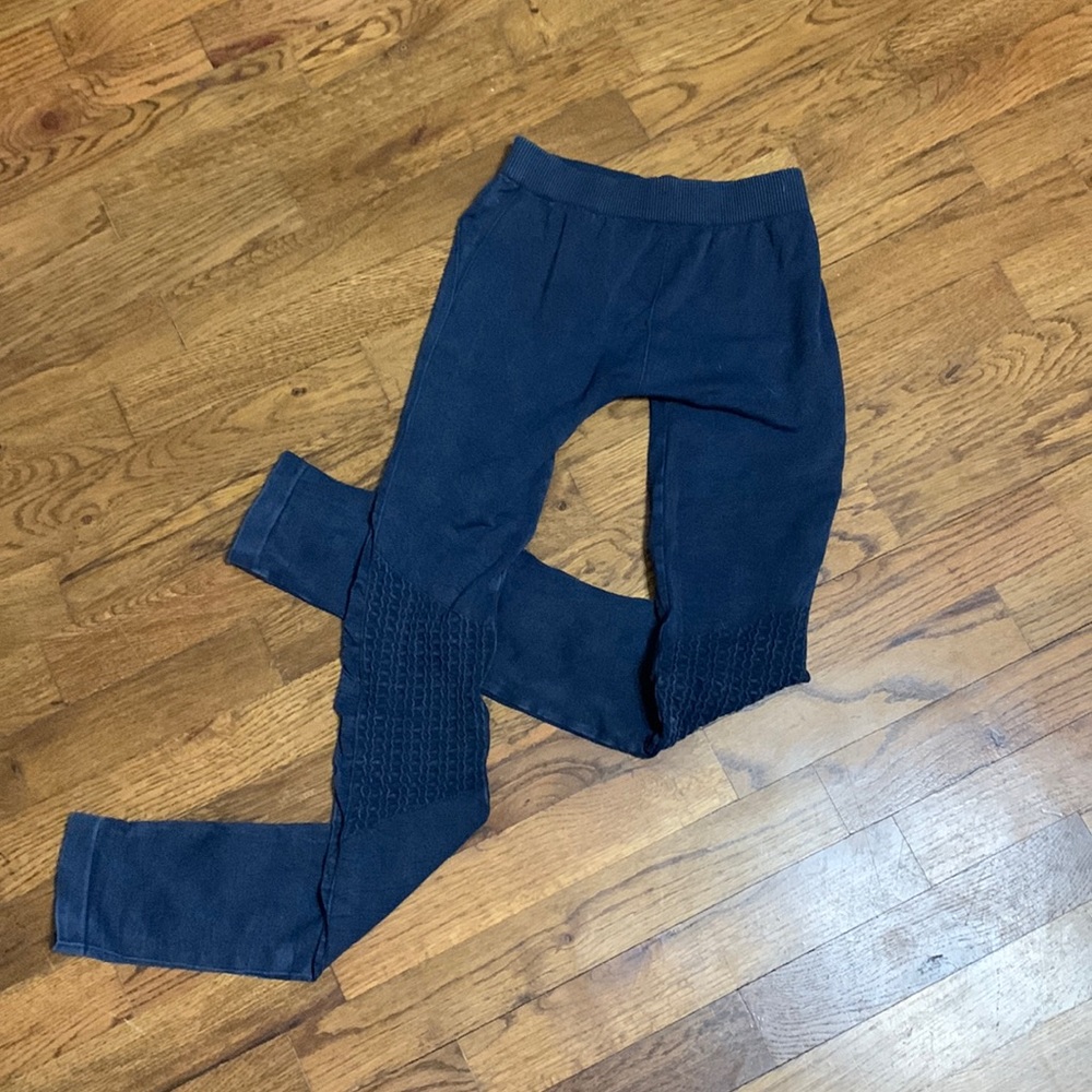 Nikibiki denim moto leggings. One size fits all.
